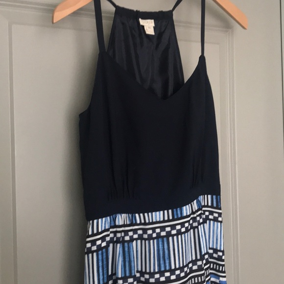 J.Crew Ikat Tribal Maxi Dress Size 00 - Picture 3 of 3